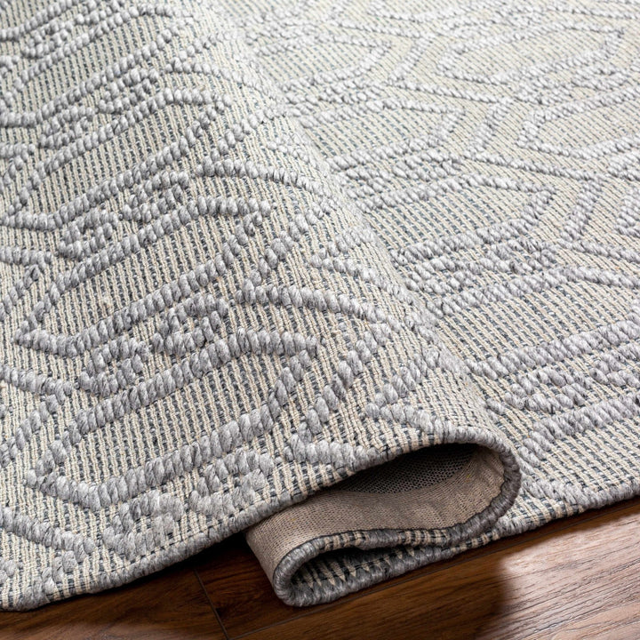 Vahe Contemporary Geometrical Gray Area Rug - The Rug Decor