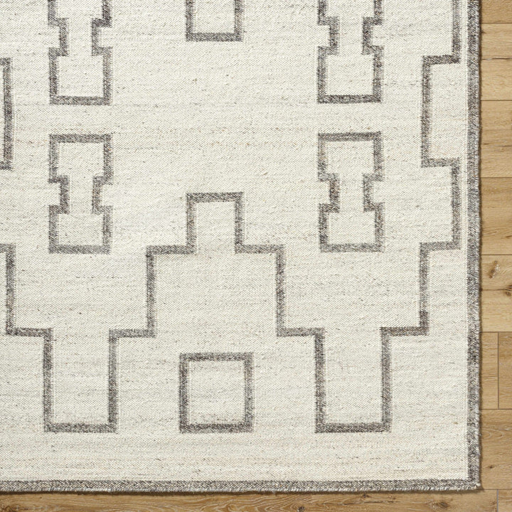 Vanig Transitional Ivory And Gray Area Rug - The Rug Decor