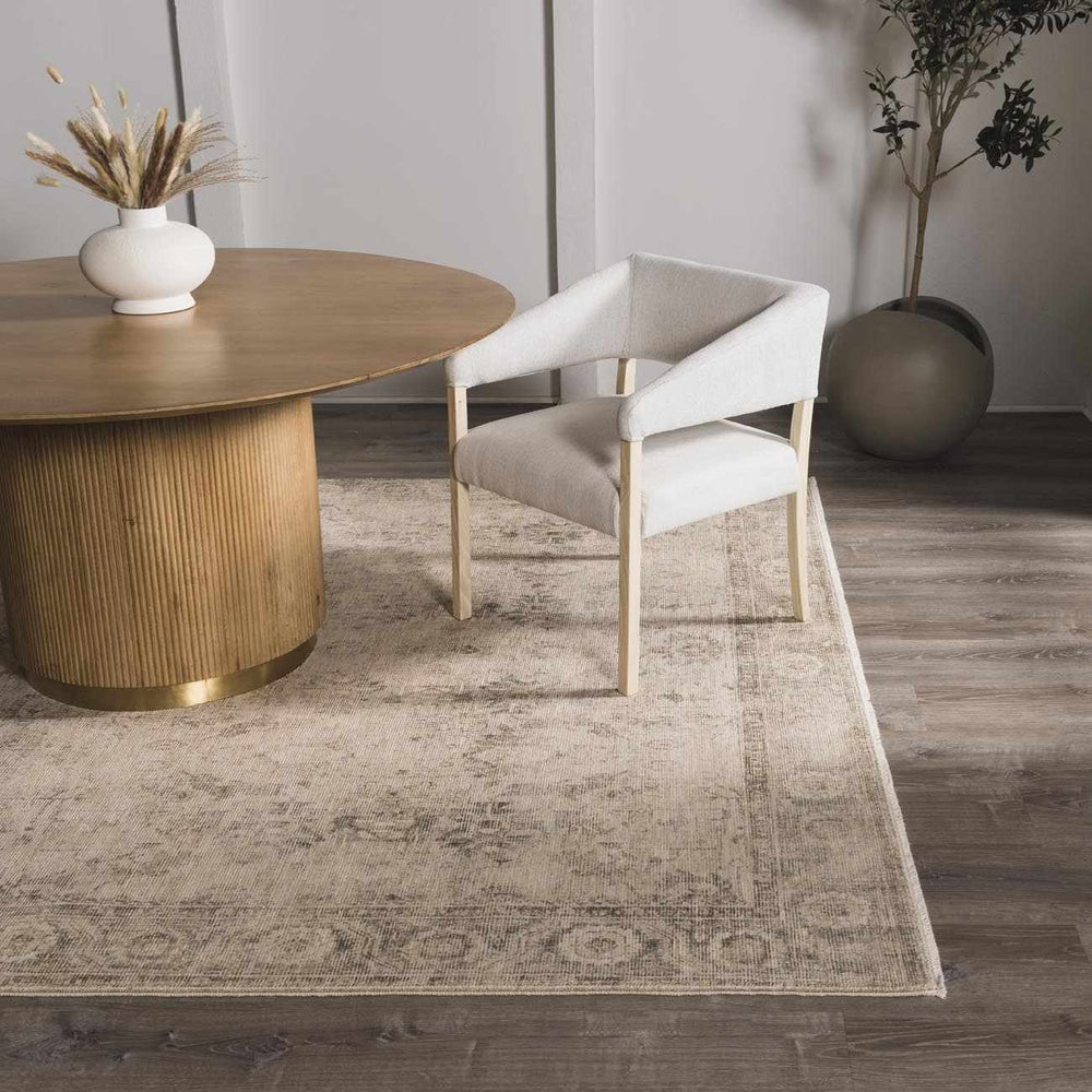 Vanja Traditional Style Beige And Brown Area Rug - The Rug Decor