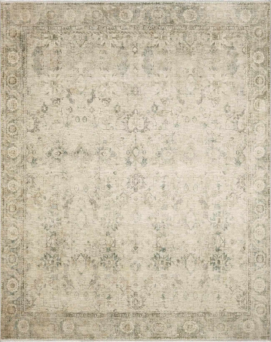 Vanja Traditional Style Beige And Brown Area Rug - The Rug Decor