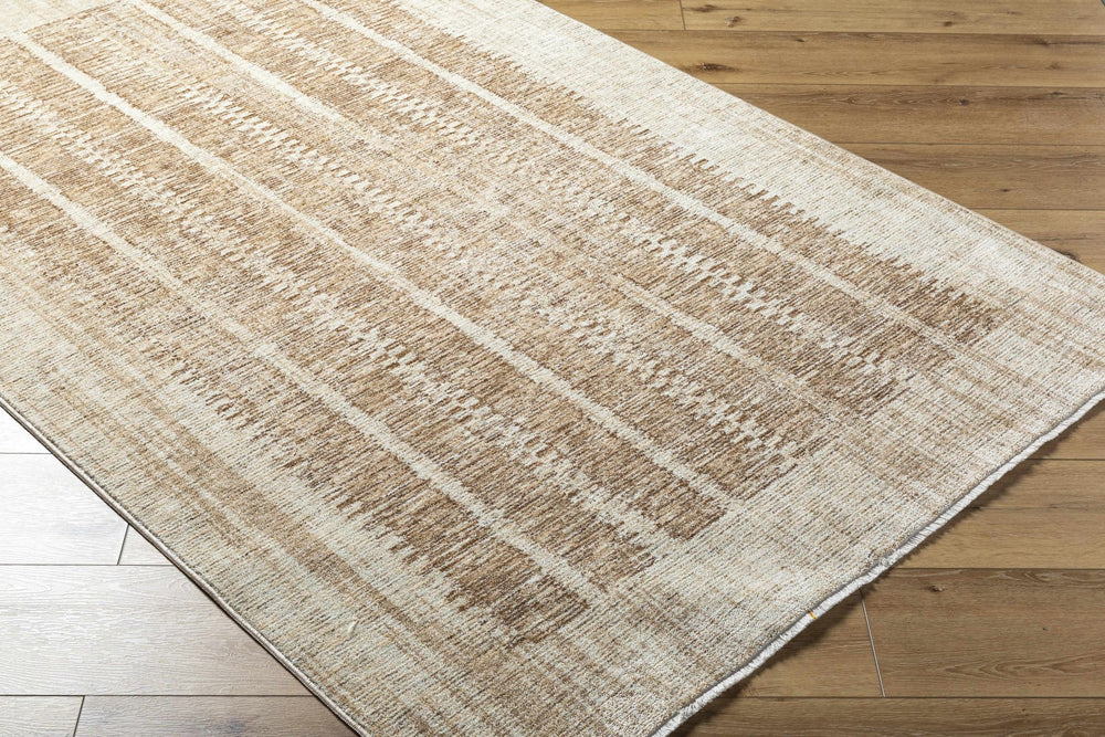 Vasha Contemporary Style Brown Area Rug - The Rug Decor