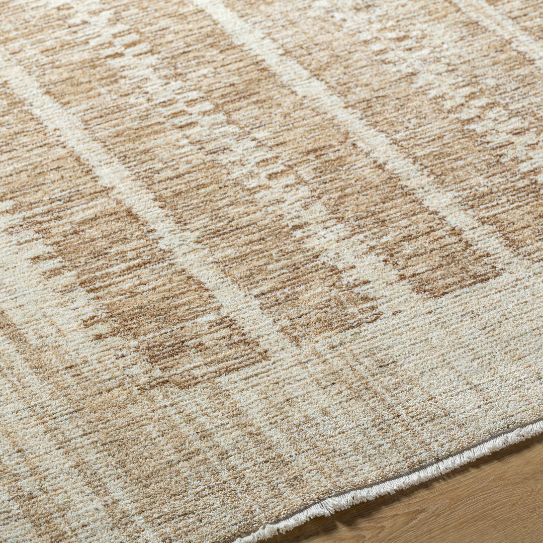 Vasha Contemporary Style Brown Area Rug