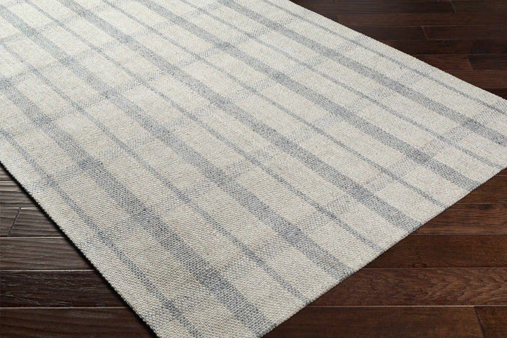 Verdon Modern Geometrical Gray And Ivory Rug - The Rug Decor