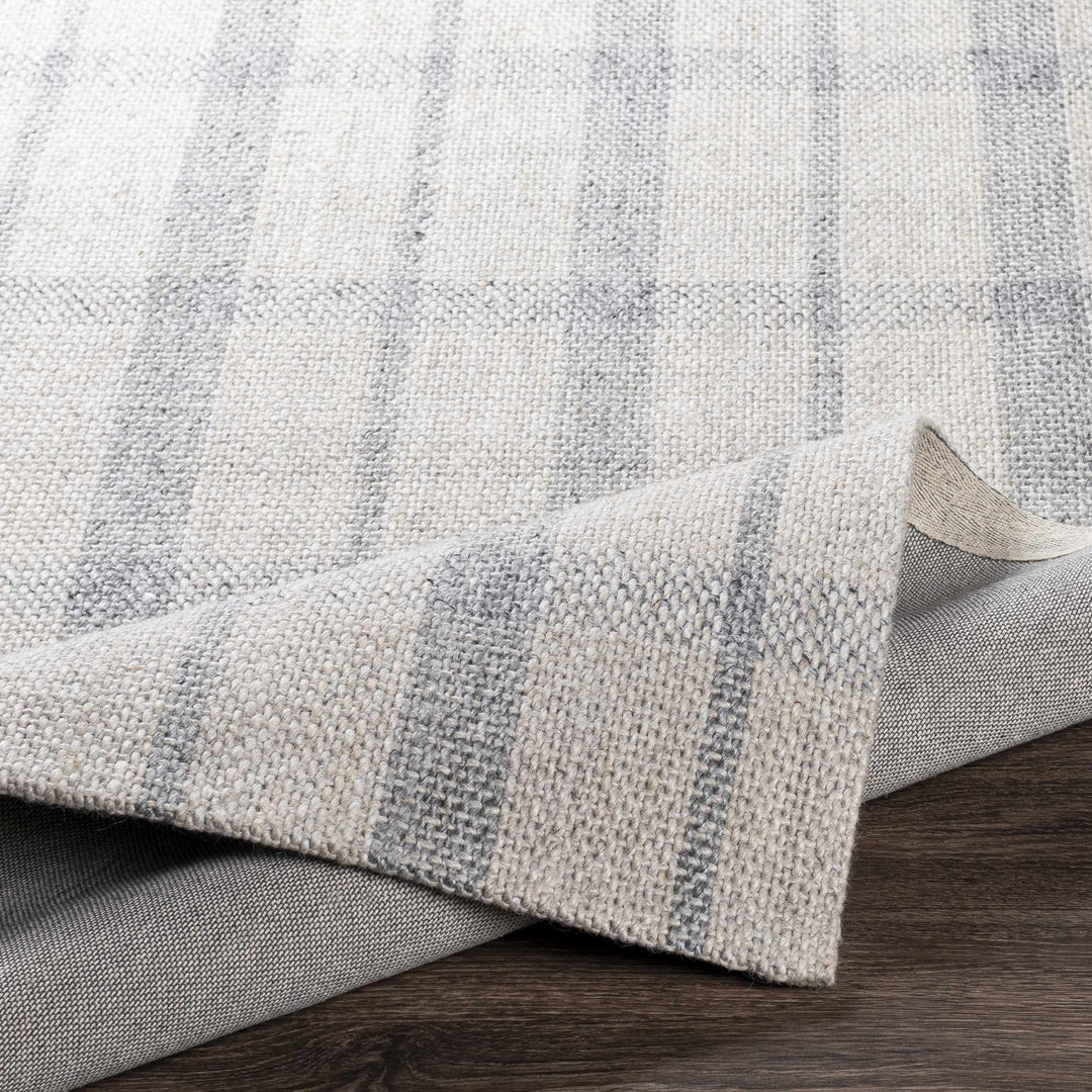 Verdon Modern Geometrical Gray And Ivory Rug - The Rug Decor