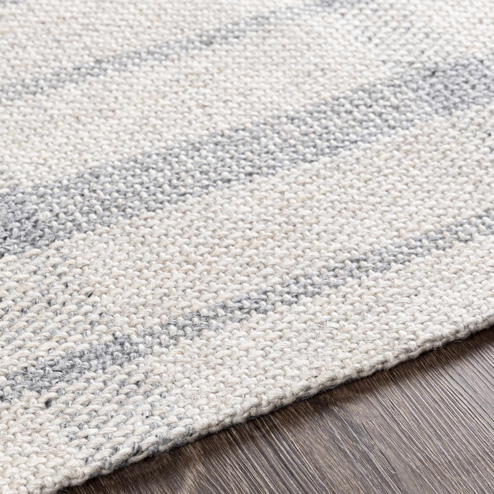 Verdon Modern Geometrical Gray And Ivory Rug - The Rug Decor