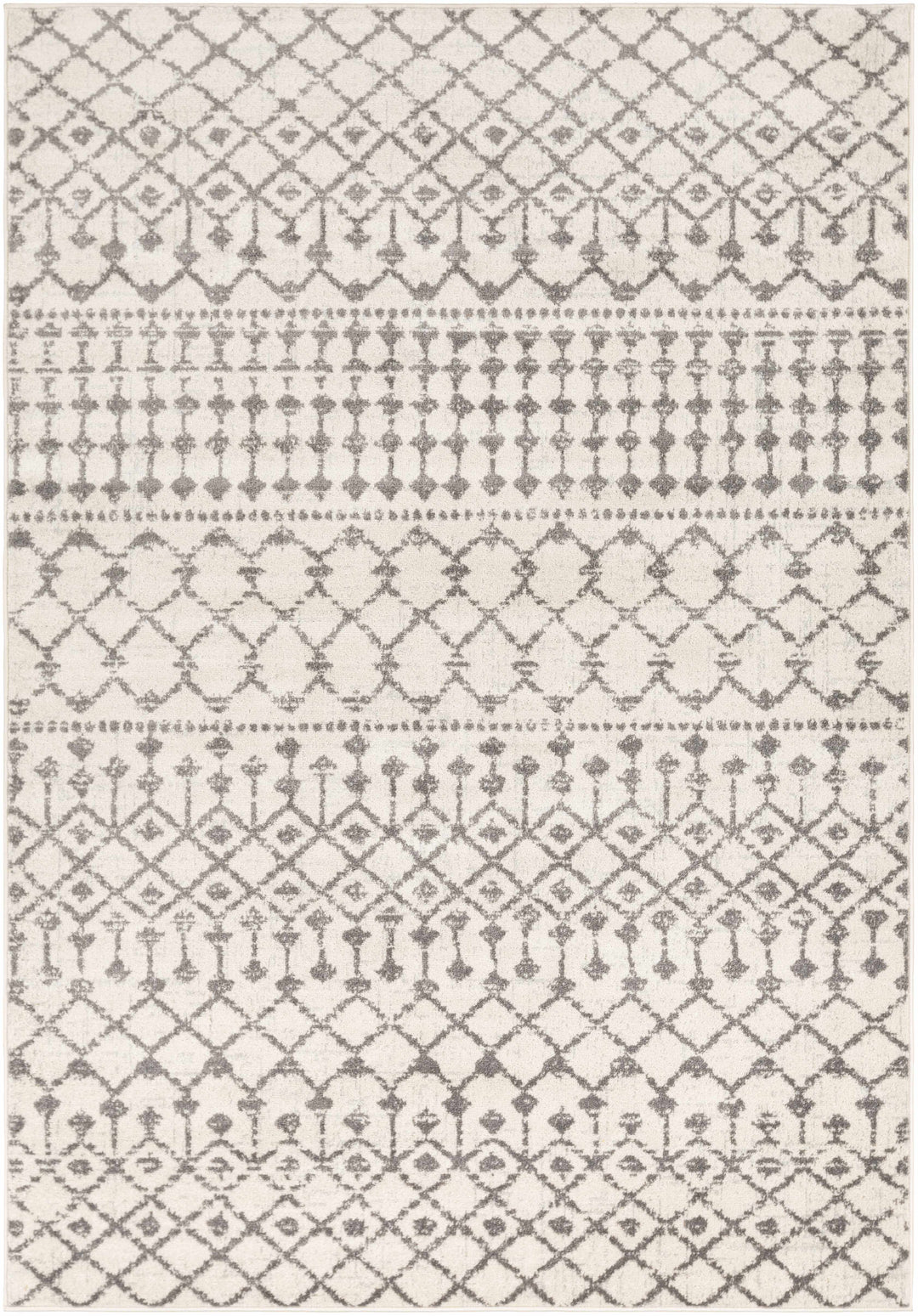 Vicksburg Modern Style Ivory And Gray Area Rug