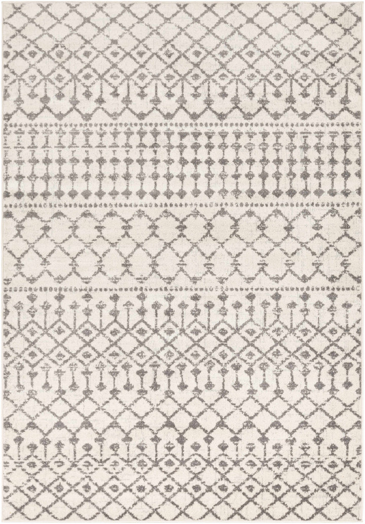 Vicksburg Modern Style Ivory And Gray Area Rug