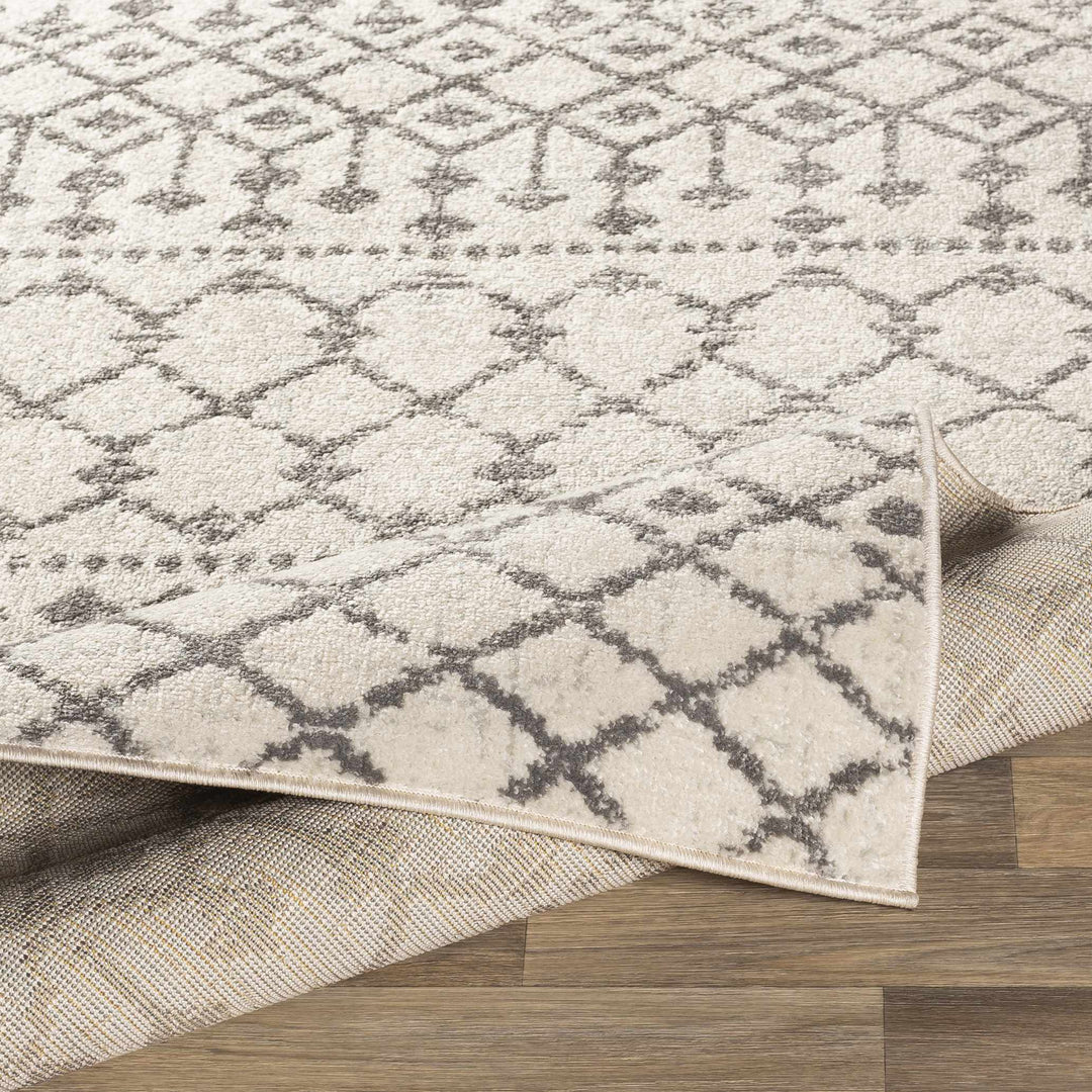 Vicksburg Modern Style Ivory And Gray Area Rug