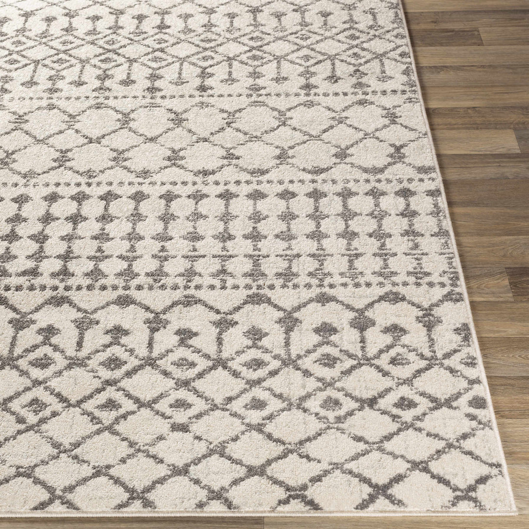 Vicksburg Modern Style Ivory And Gray Area Rug