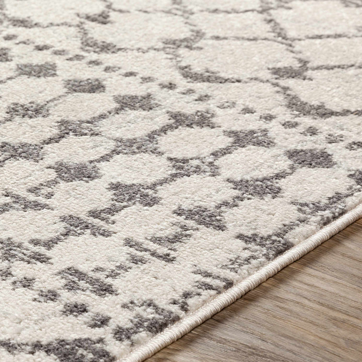 Vicksburg Modern Style Ivory And Gray Area Rug