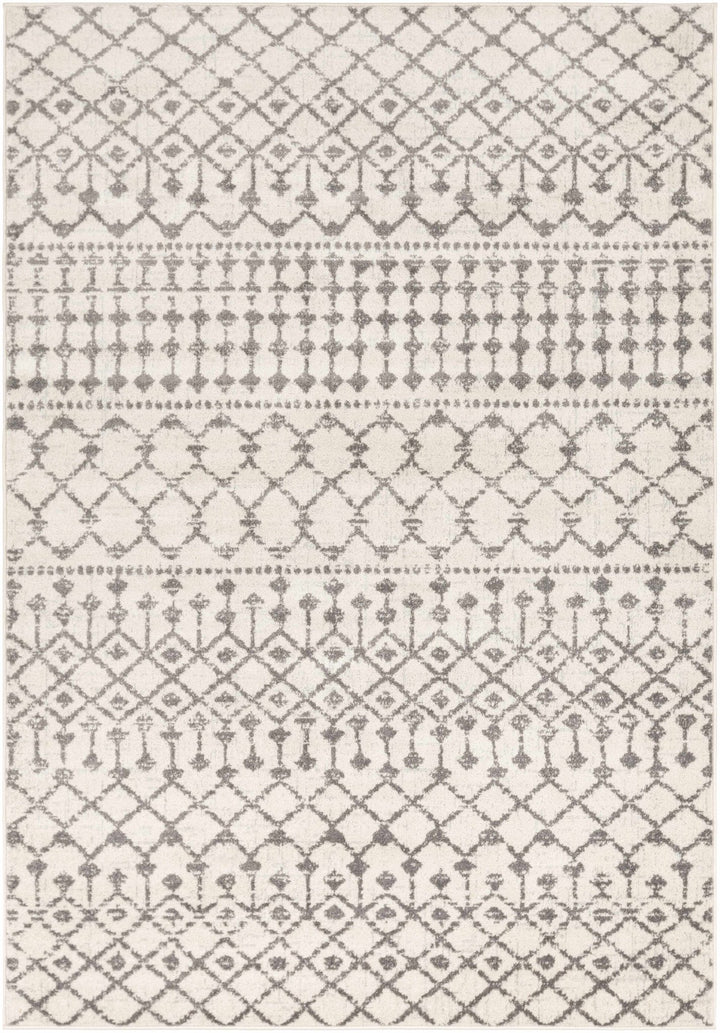 Vicksburg Modern Style Ivory And Gray Area Rug - The Rug Decor