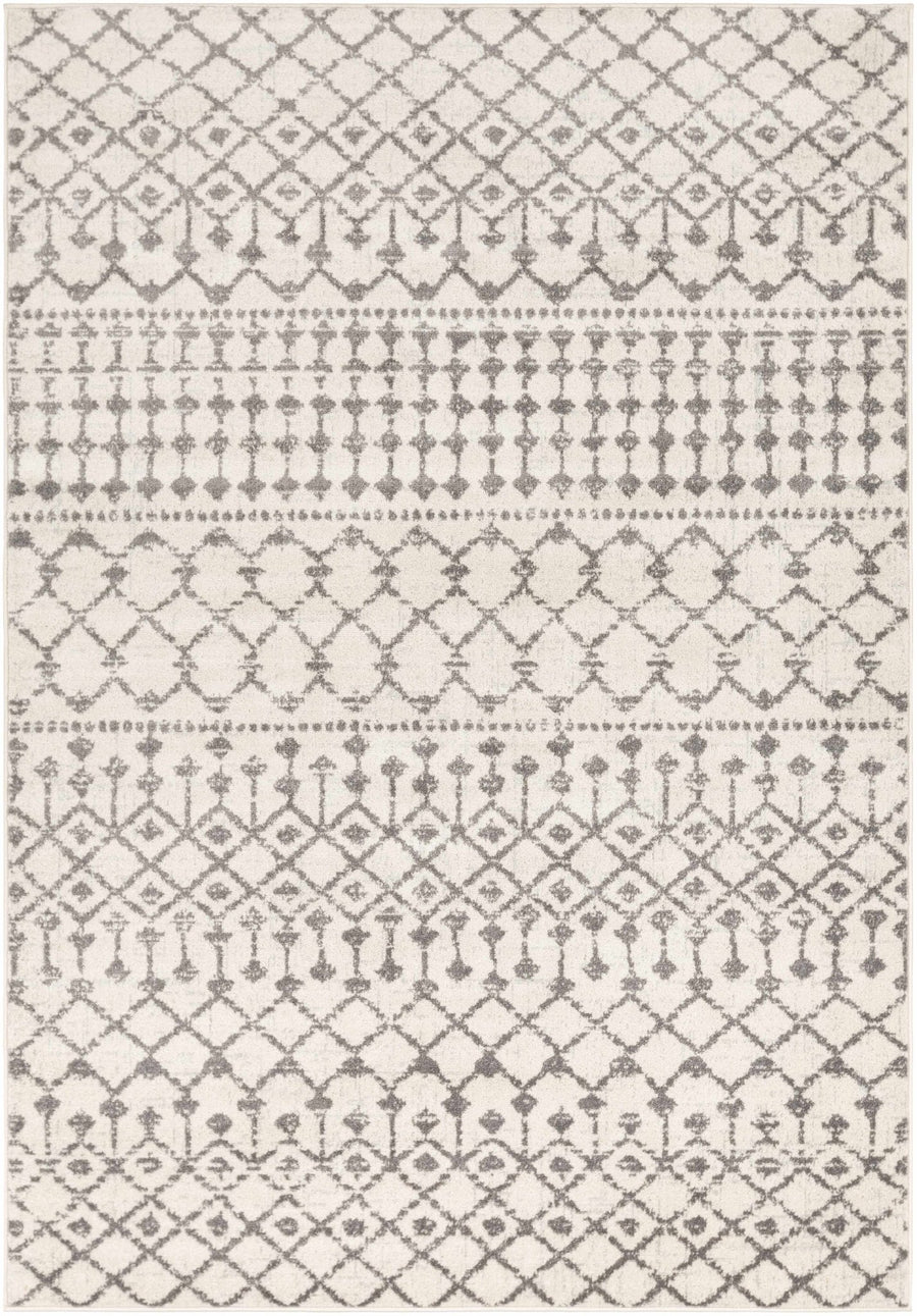 Vicksburg Modern Style Ivory And Gray Area Rug - The Rug Decor