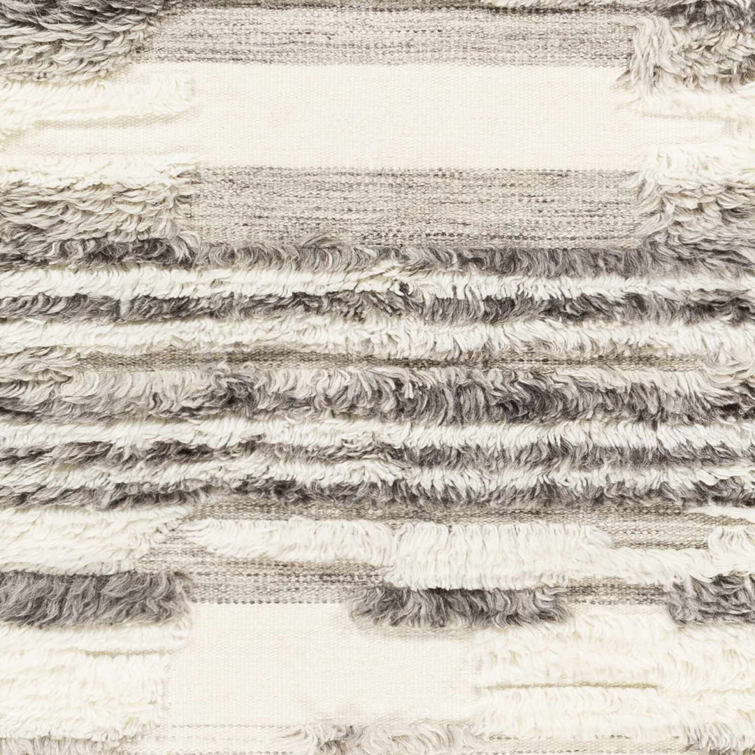 Vida Modern Style Gray And Ivory Hand Woven Area Rug - The Rug Decor