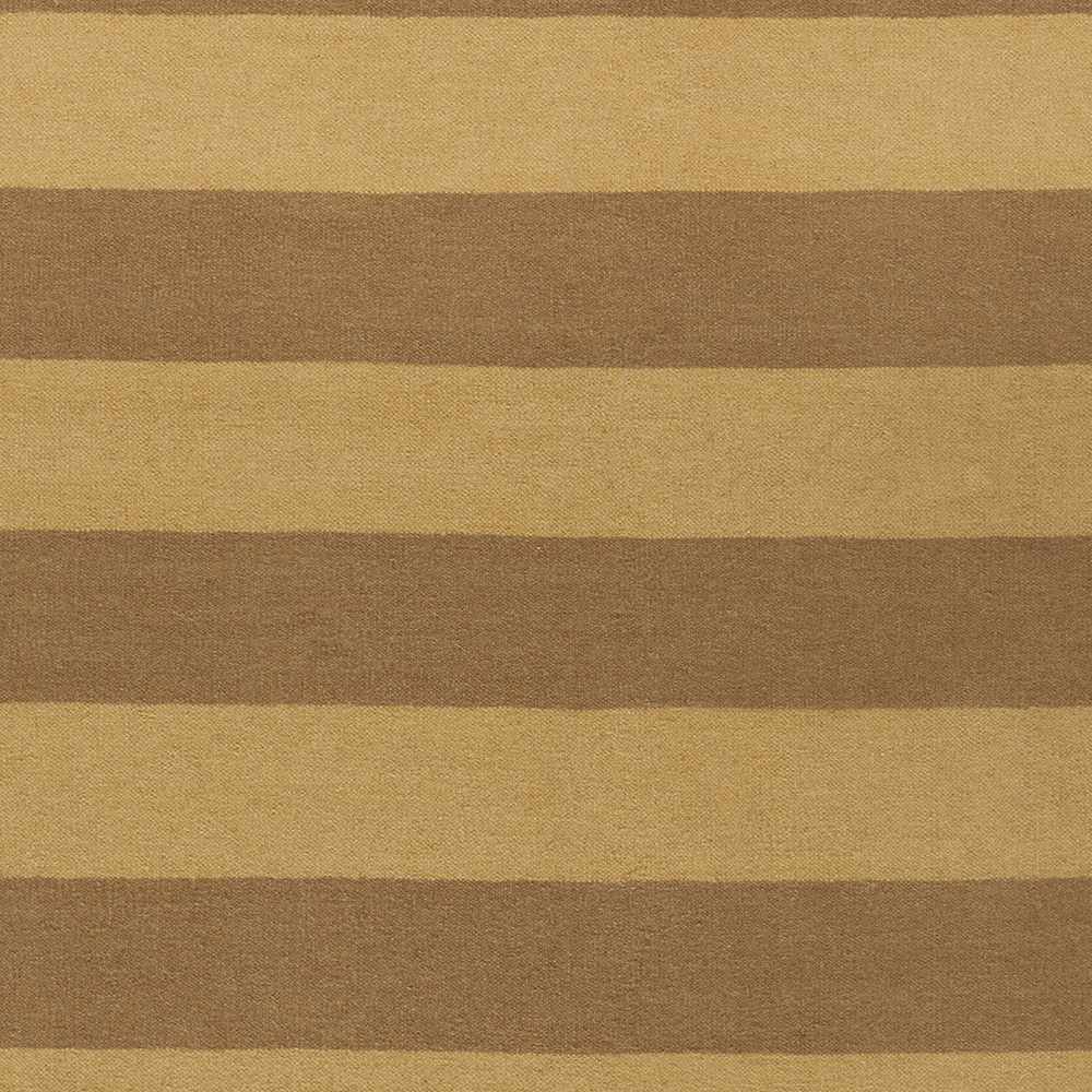 Vieques Modern Stripes Design Brown Hand Woven Area Rug