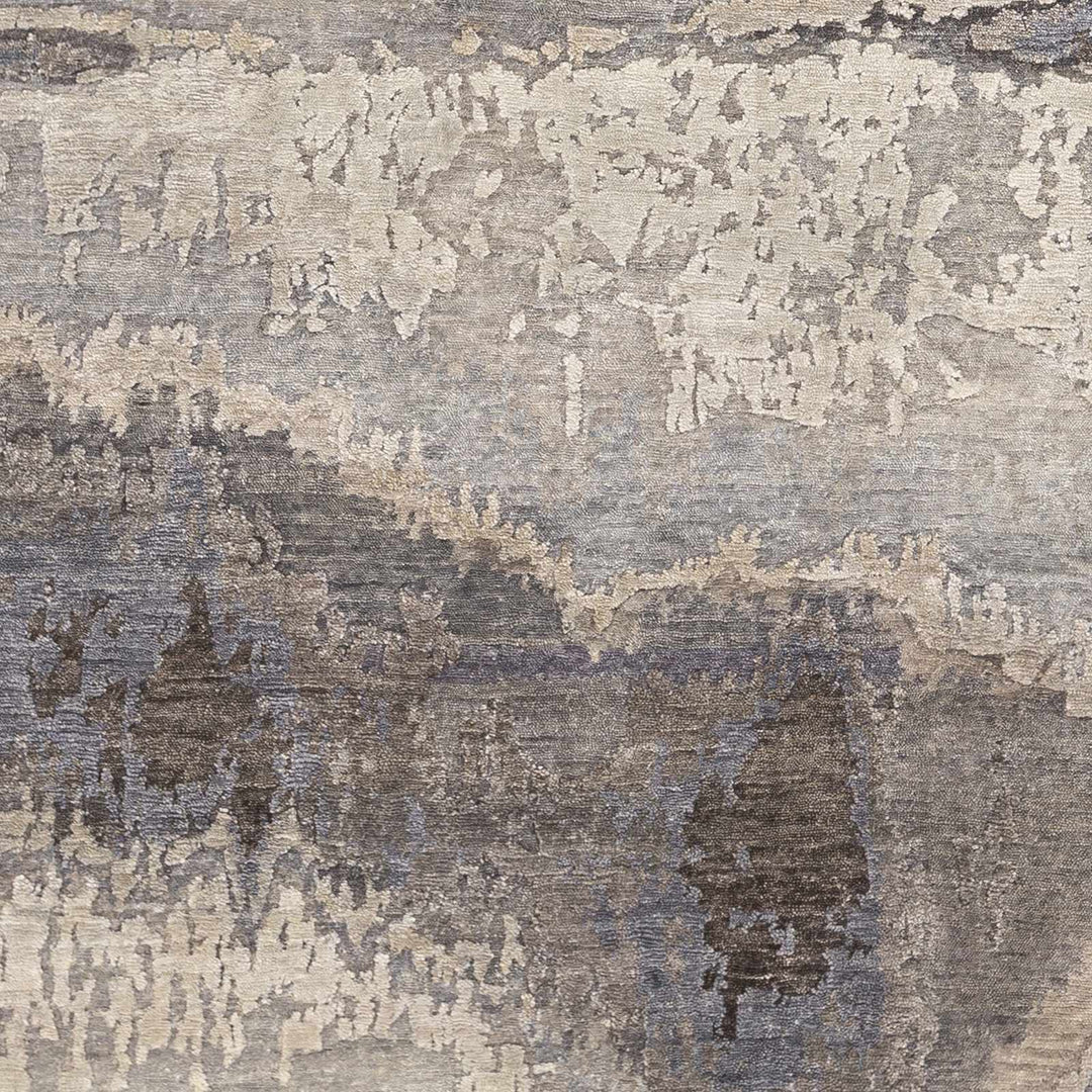Vincentown Modern Abstract Design Gray And Brown Area Rug