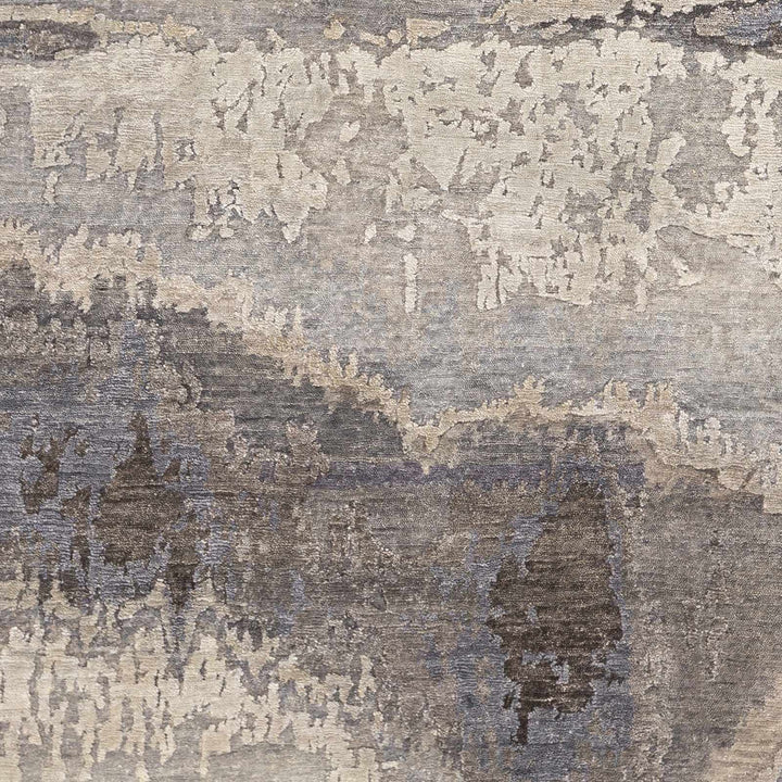Vincentown Modern Abstract Design Gray And Brown Area Rug
