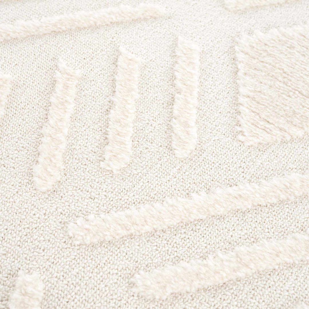 Vineyards Ivory Contemporary Geometrical Area Rug - The Rug Decor