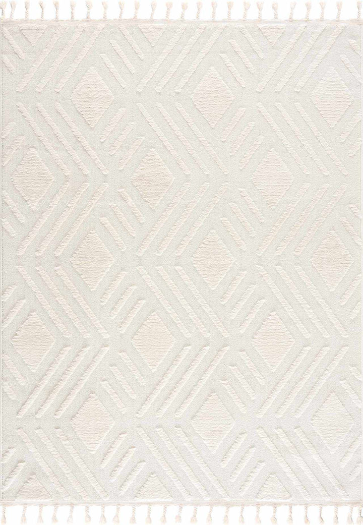 Vineyards Ivory Contemporary Geometrical Area Rug - The Rug Decor