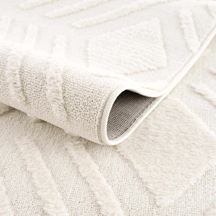 Vineyards Ivory Contemporary Geometrical Area Rug - The Rug Decor