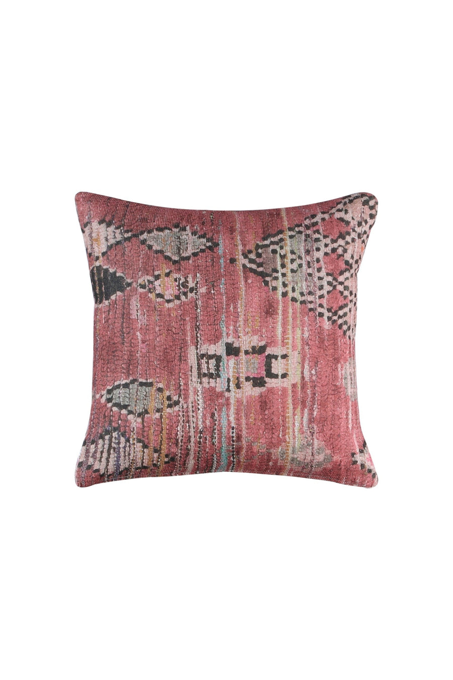 Vintage Chaima Modern in Red Pillow - The Rug Decor