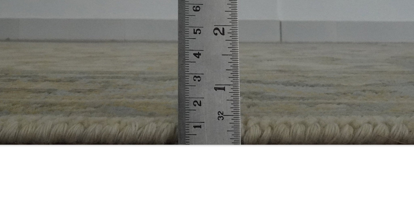 Vintage Style Ivory, Beige and Gray 6x9 Hand Knotted Traditional Oriental Oushak wool rug - The Rug Decor