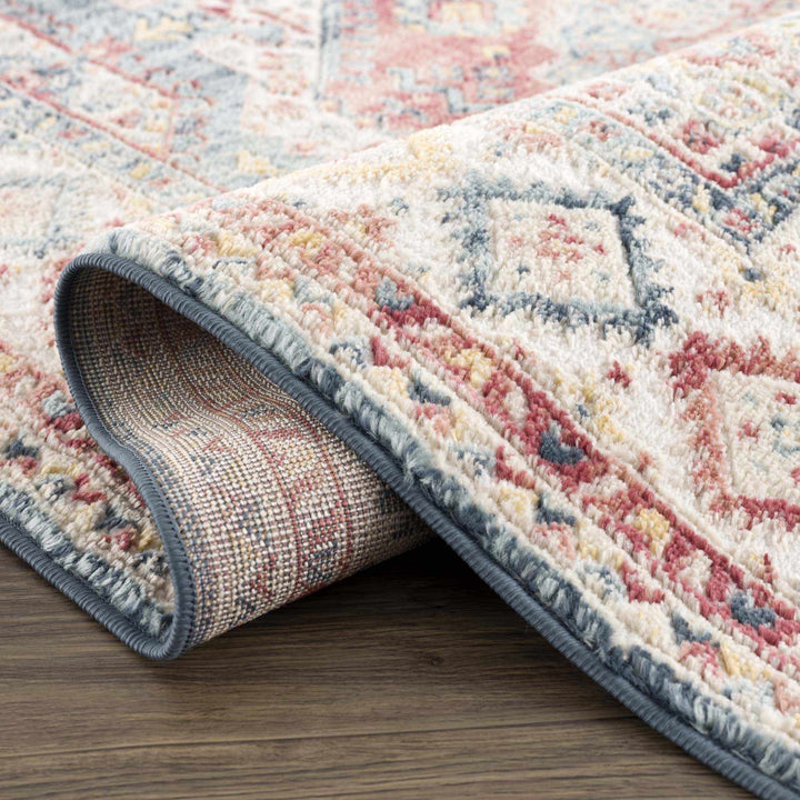 Vintage Style Rust, Charcoal and Ivory Traditional Heriz area rug - The Rug Decor