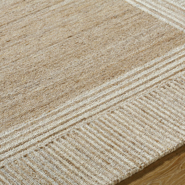 Vlora Modern Geometrical Camel And Tan Rug - The Rug Decor