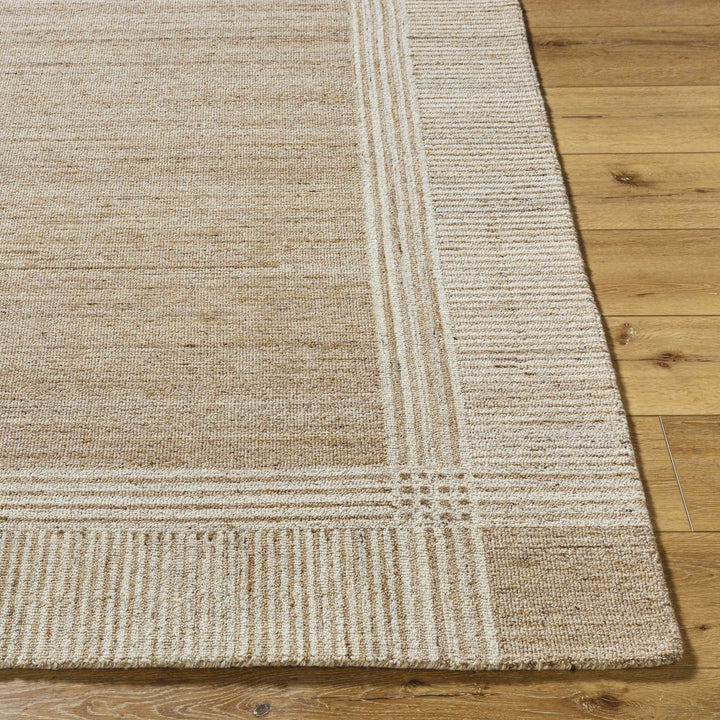 Vlora Modern Geometrical Camel And Tan Rug - The Rug Decor