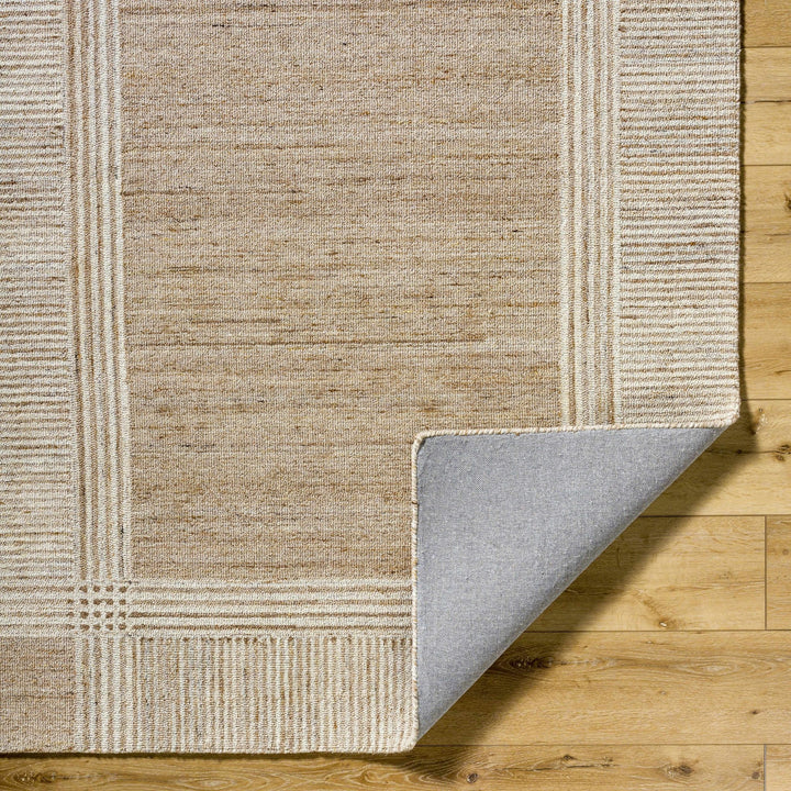 Vlora Modern Geometrical Camel And Tan Rug - The Rug Decor