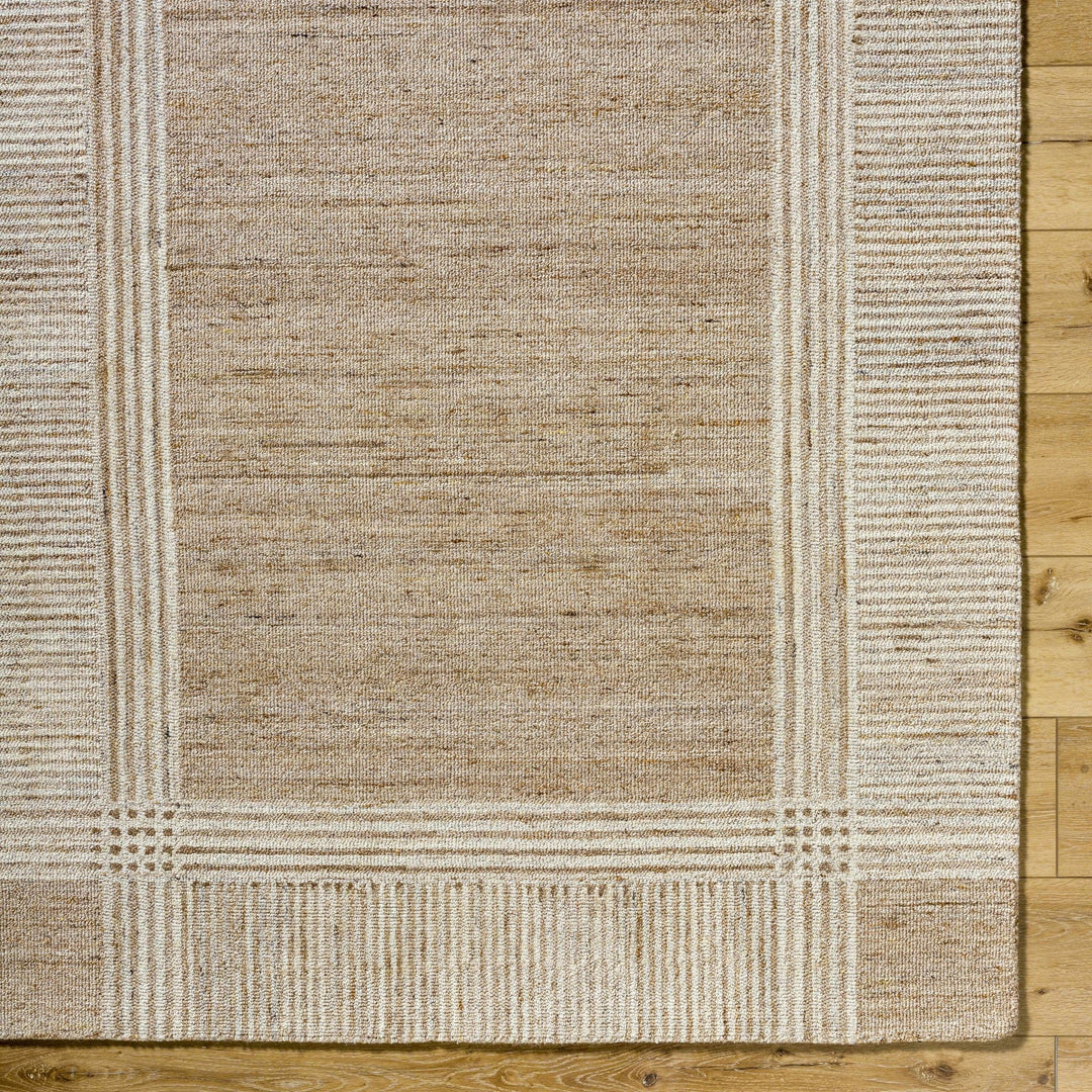 Vlora Modern Geometrical Camel And Tan Rug - The Rug Decor