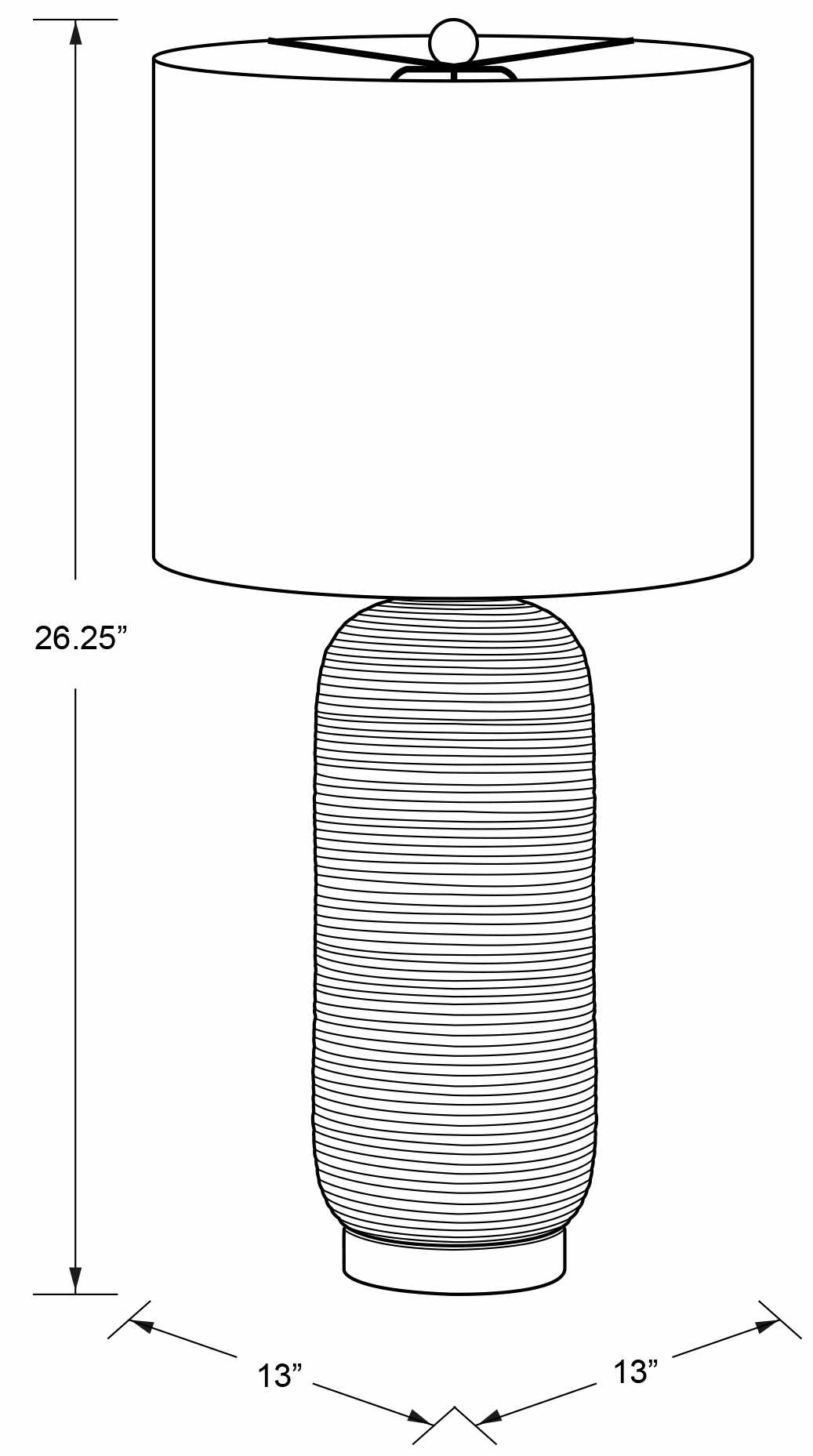 Evangelista Ceramic Table Lamp