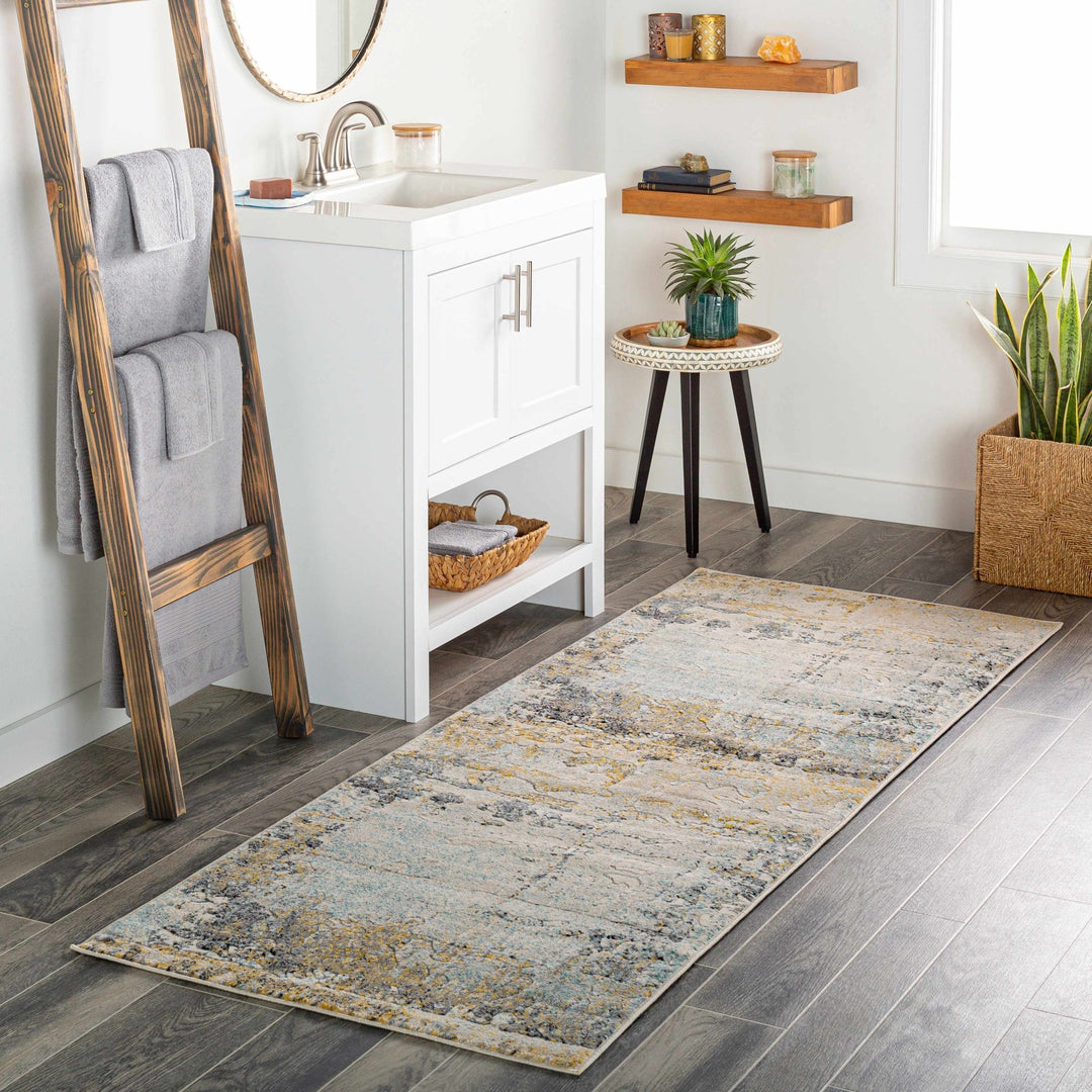 Waleska Modern Abstract Design Beige Area Rug - The Rug Decor