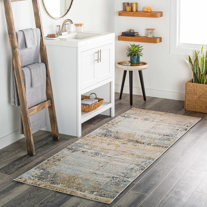Waleska Modern Abstract Design Beige Area Rug - The Rug Decor