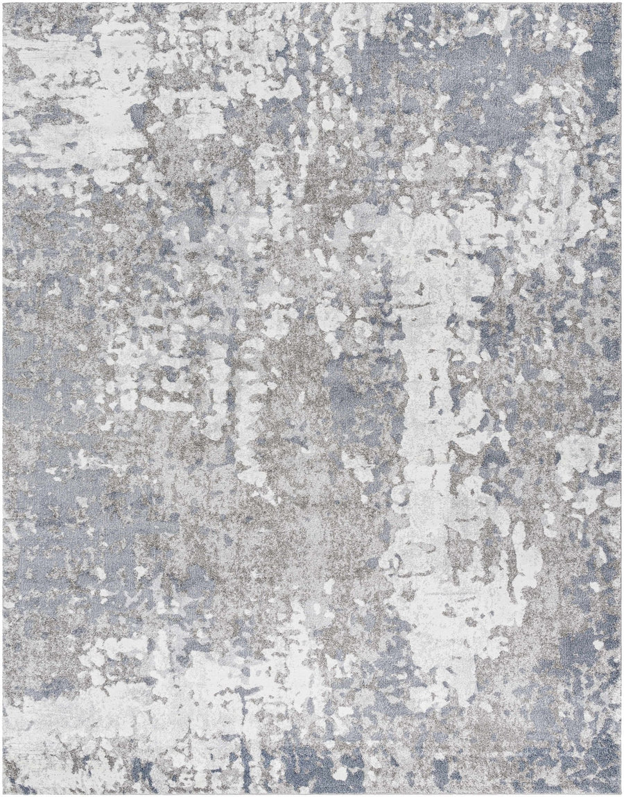 Walhonding Contemporary Abstract Gray Area Rug - The Rug Decor