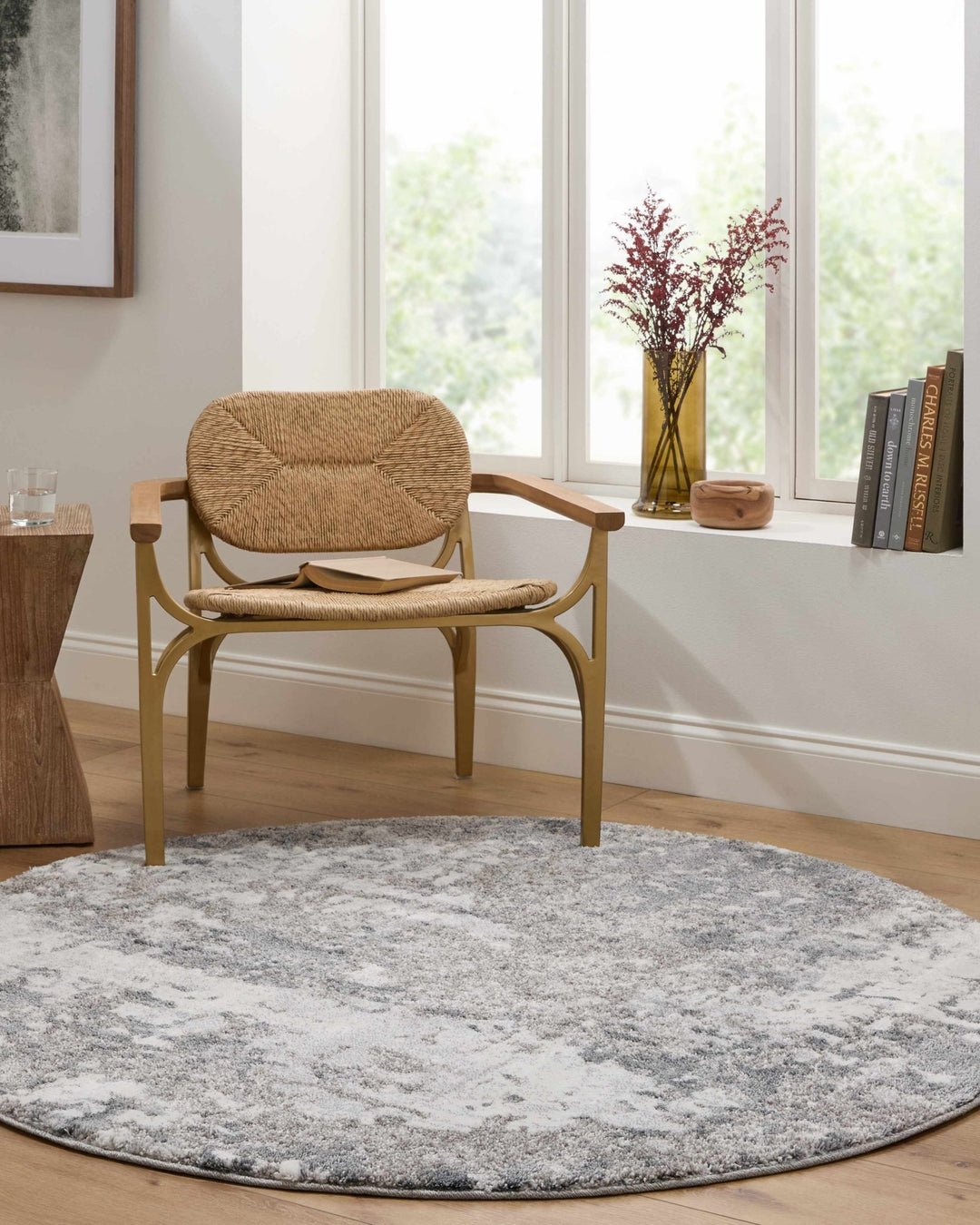 Walhonding Contemporary Abstract Gray Area Rug - The Rug Decor