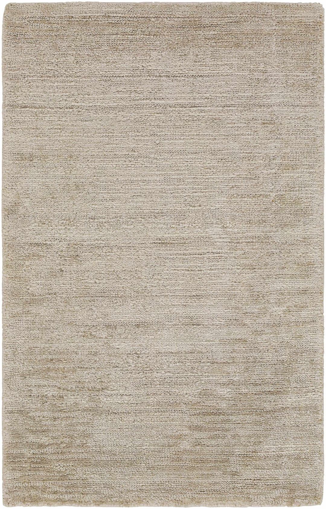 Walnutport Beige Modern Solid Design Hand Loom Area Rug