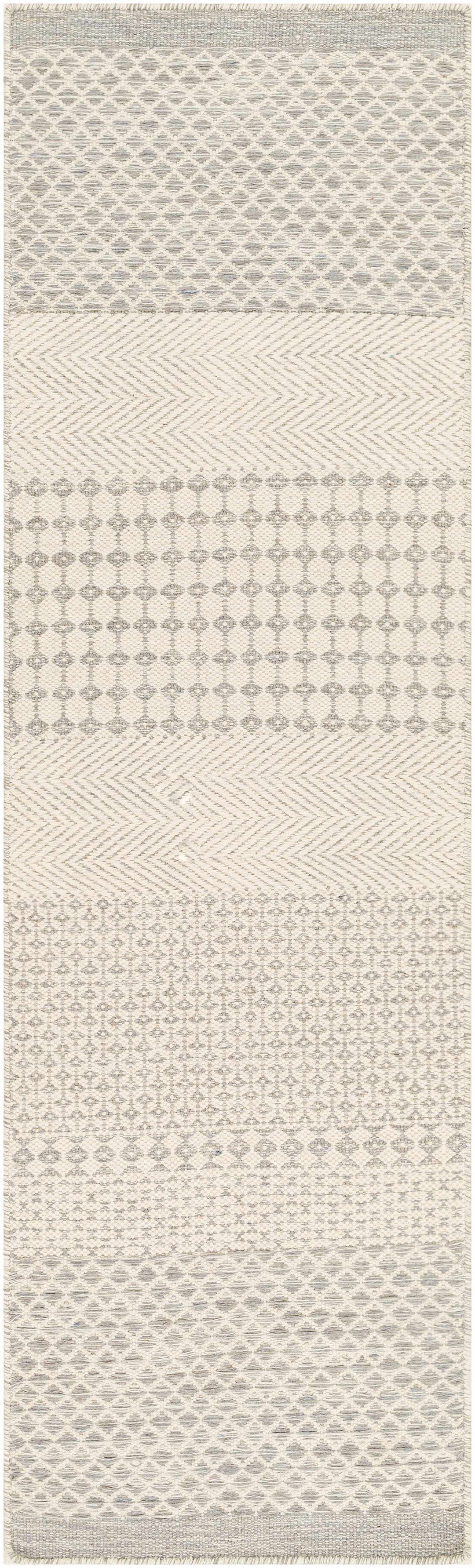 Warabrook Beige Modern Geometrical Design Hand Woven Area Rug