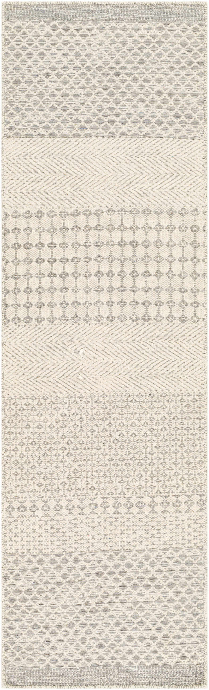 Warabrook Beige Modern Geometrical Design Hand Woven Area Rug