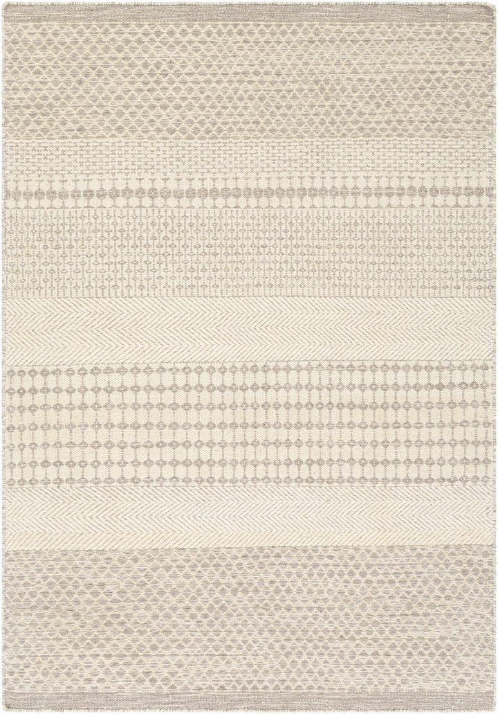 Warabrook Beige Modern Geometrical Design Hand Woven Area Rug