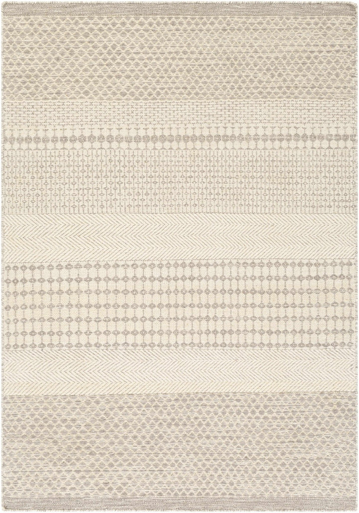 Warabrook Beige Modern Geometrical Design Hand Woven Area Rug - The Rug Decor