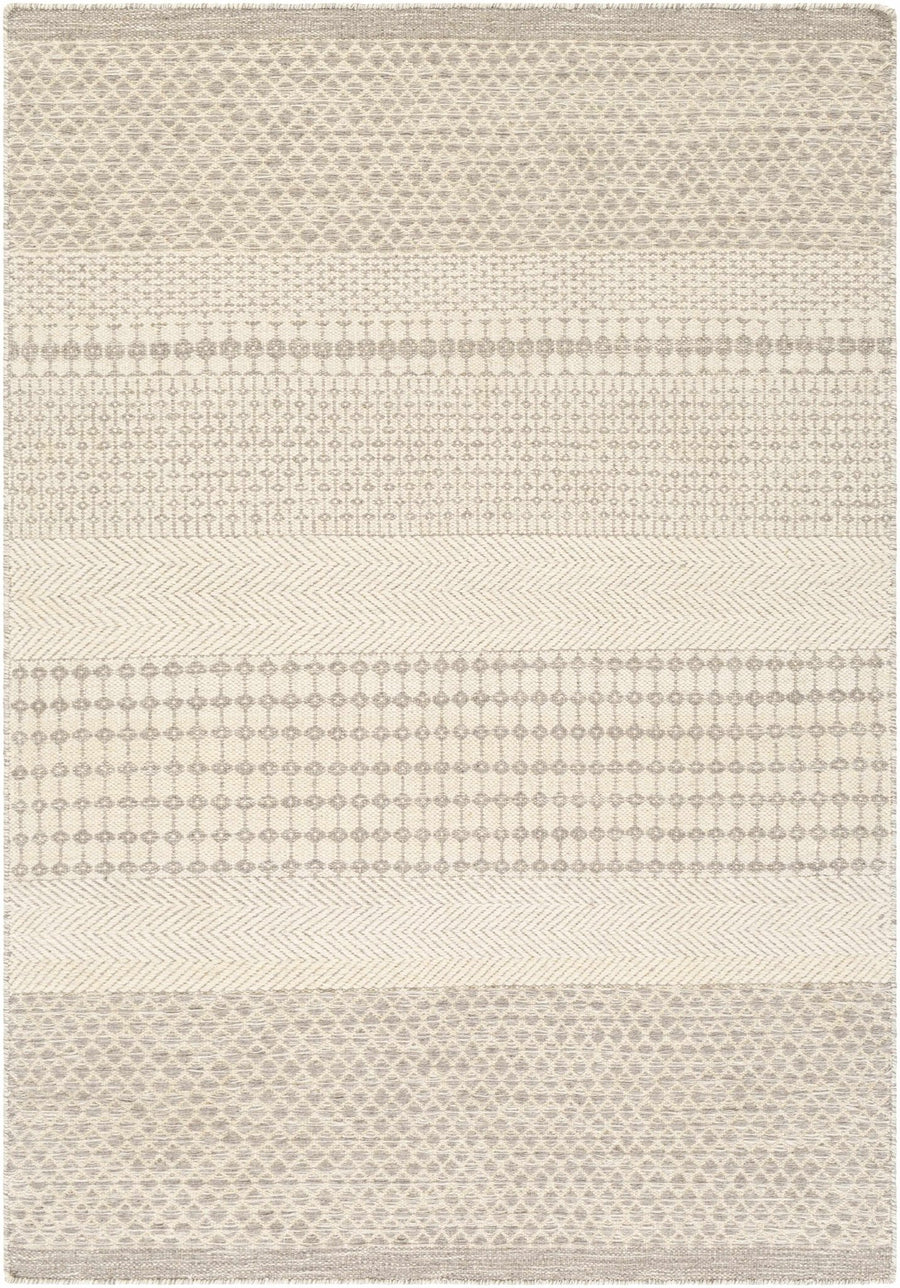 Warabrook Beige Modern Geometrical Design Hand Woven Area Rug - The Rug Decor
