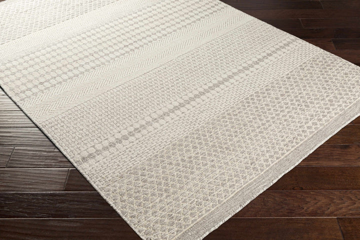 Warabrook Beige Modern Geometrical Design Hand Woven Area Rug - The Rug Decor