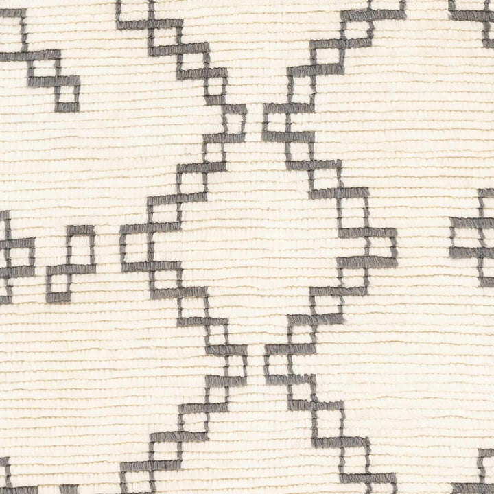 Wardell Modern Style Charcoal And Ivory Hand Woven Area Rug - The Rug Decor
