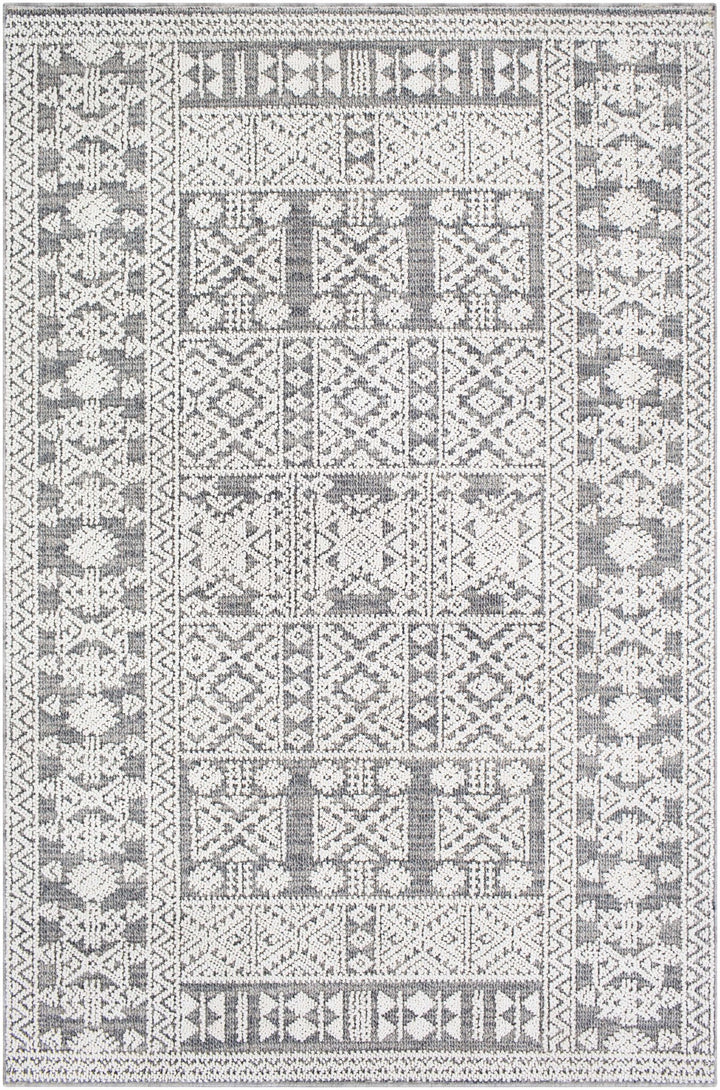 Ware Bohemian Style Gray And Ivory Outdoor Rug - The Rug Decor