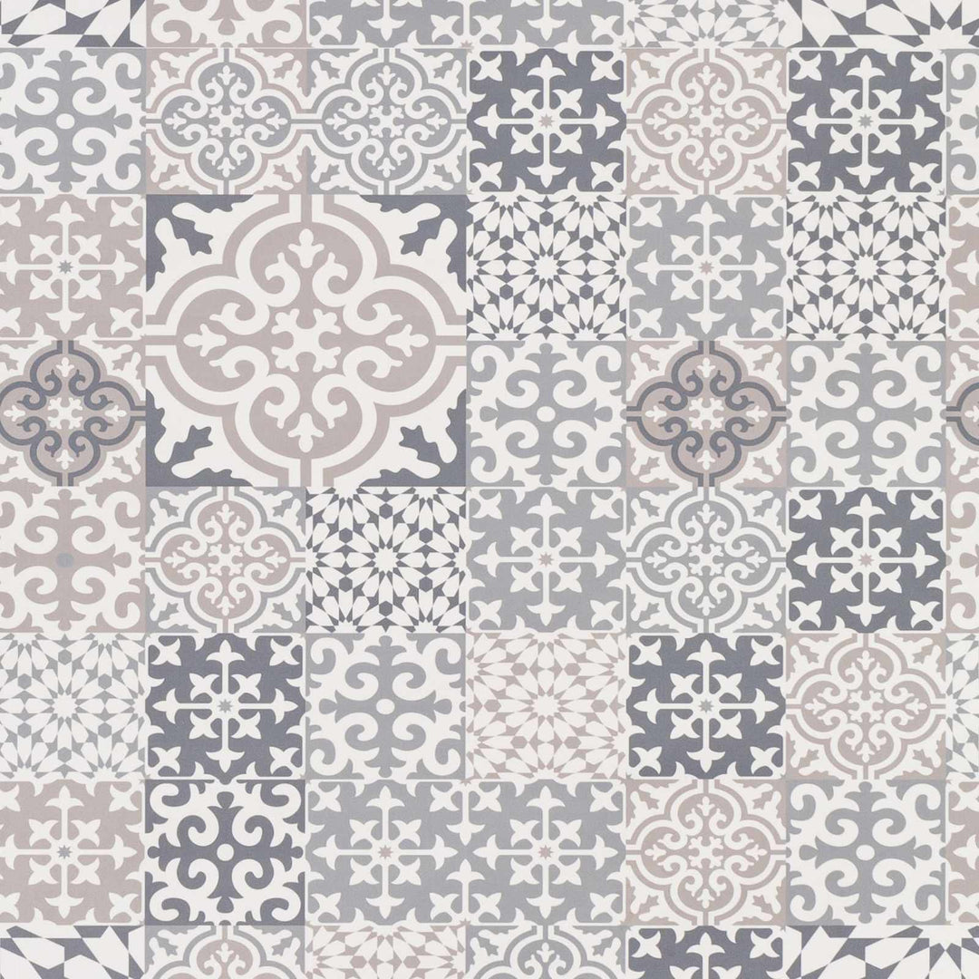 Warsop Gray And White Modern Style Area Rug