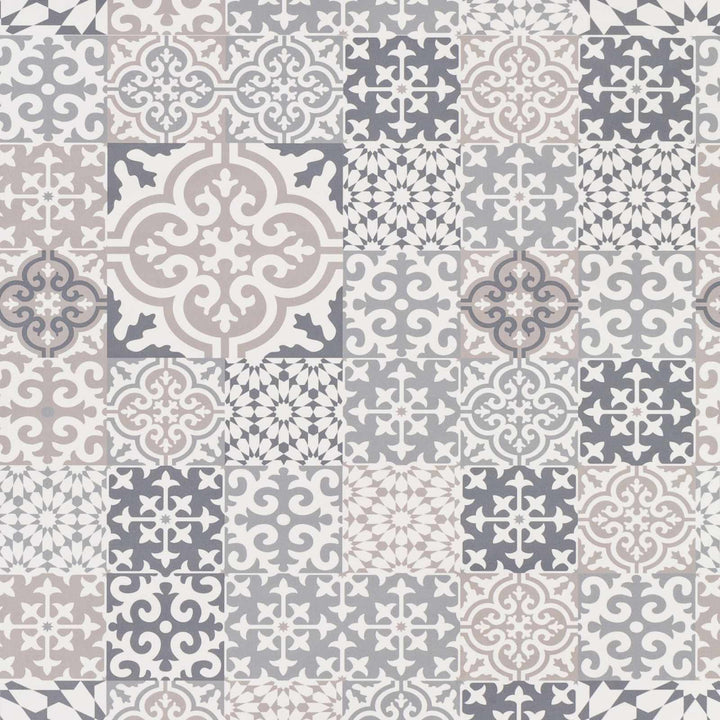 Warsop Gray And White Modern Style Area Rug