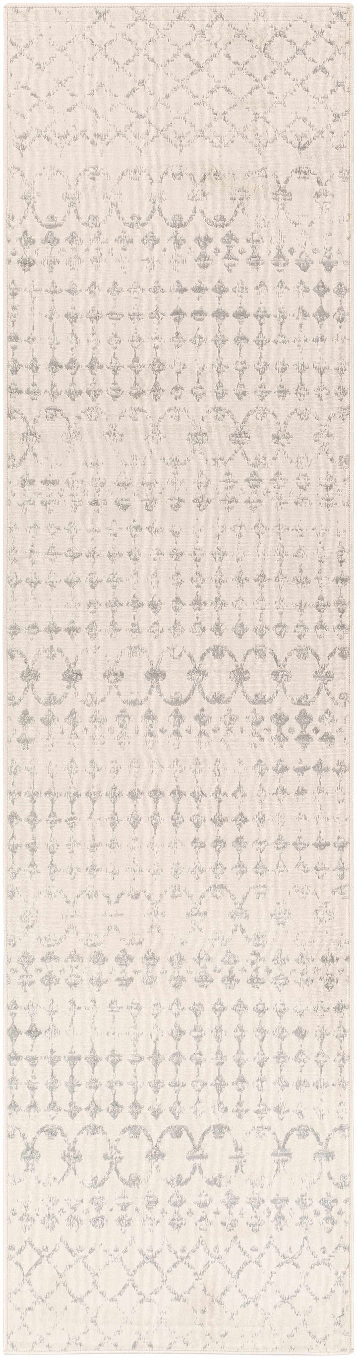 Warton Modern Geometrical Design Ivory And Gray Area Rug