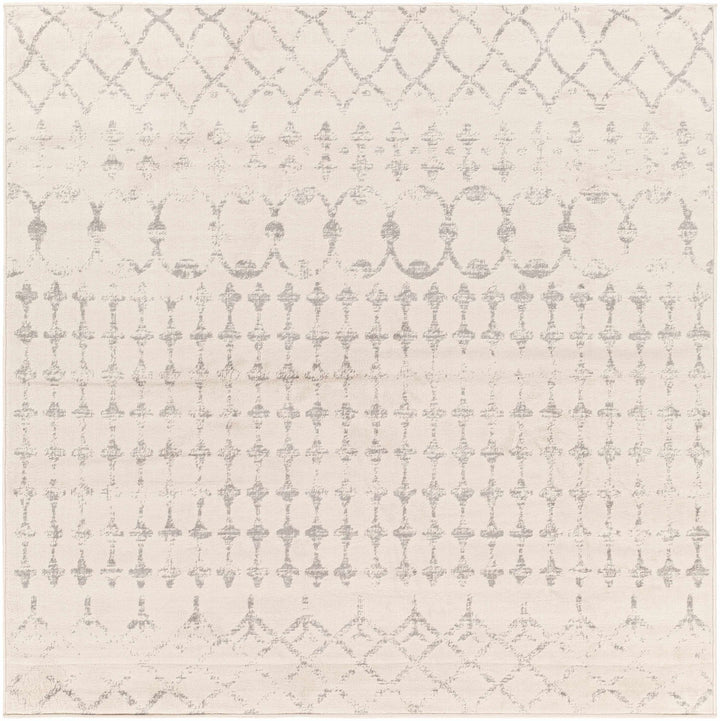 Warton Modern Geometrical Design Ivory And Gray Area Rug - The Rug Decor