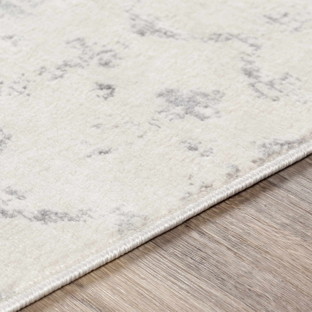 Warton Modern Geometrical Design Ivory And Gray Area Rug - The Rug Decor