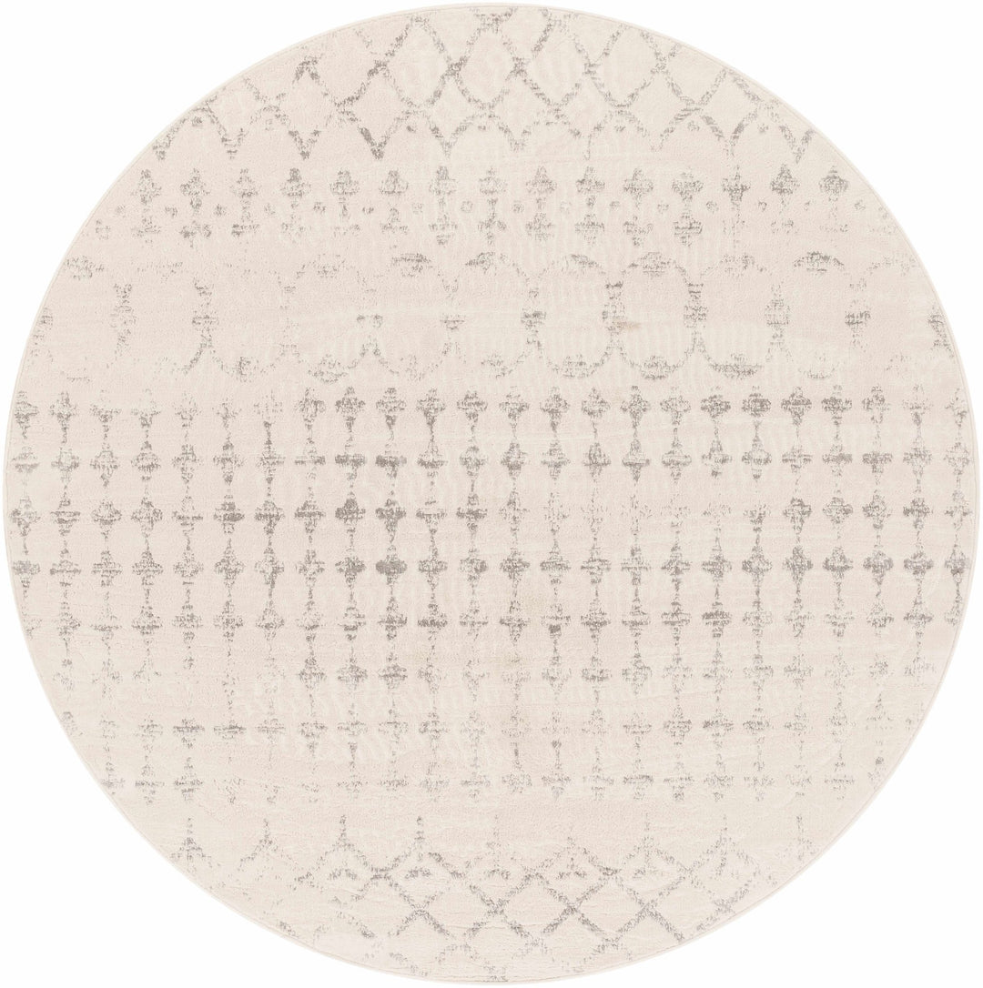 Warton Modern Geometrical Design Ivory And Gray Area Rug - The Rug Decor